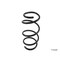 Lesjofors Coil Spring, 4008446 4008446 - alternate 2